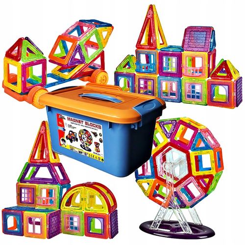 Zestaw Klocków Magnetycznych – Rozwój Kreatywności I Zabawa W Jednym! na Arena.pl