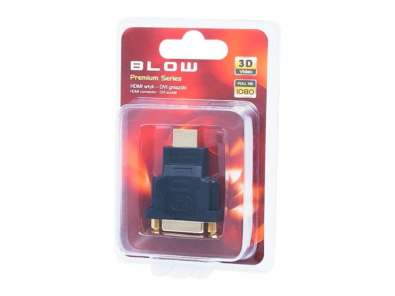 Przejście HDMI wtyk - DVI gniazdo zdjęcie 1