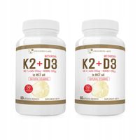 WITAMINA K2 MK-7 200mg+D3 4000IU OLEJU MCT 2 x 60 kapsułek