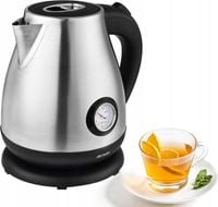 Czajnik elektryczny STAL NIERDZEWNA 1,7L 2000W TERMOMETR PODSTAWA 360°