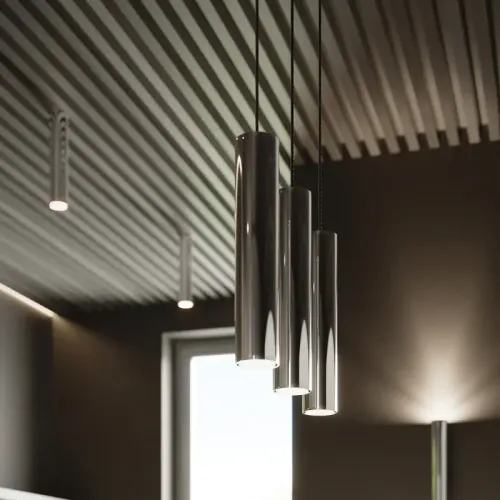 Lampa Wisząca LAGOS 1 chrom na Arena.pl