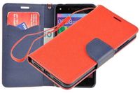 Etui portfel Fancy Case do HUAWEI Y5II / Y6II Compact czerwony