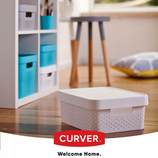Curver Pojemnik Pudełko Z Pokrywką 11 L Biały zdjęcie 2