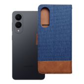 Etui z klapką na Samsung S25 Edge Jeans Book niebieskie