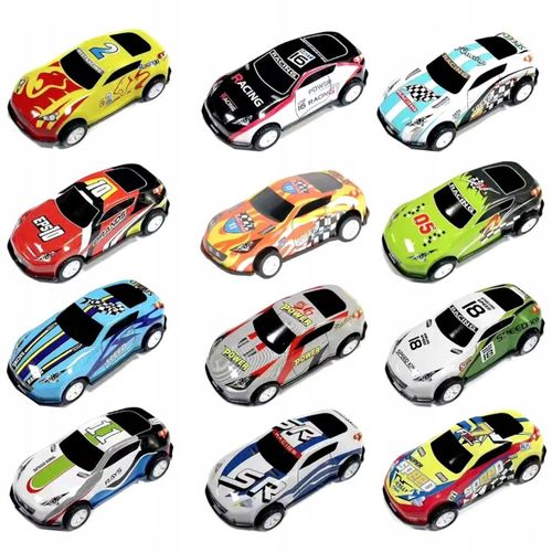 SAMOCHODZIKI Z NAPĘDEM 50 RESORAKI KUFEREK AUTKA METALOWE SAMOCHODY MAPA na Arena.pl