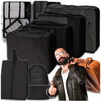 ORGANIZER PODRÓŻNY ORGANIZERY PODRÓŻNE ZESTAW DO WALIZKI PLECAKA UBRAŃ