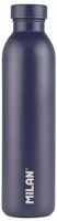 DUŻY BIDON termiczny 591 ml GRANATOWA BUTELKA izotermiczna STALOWA Milan