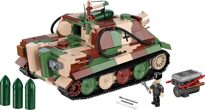 Klocki 38 cm Sturmmorser Sturmtiger zdjęcie 9
