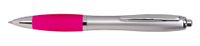 Długopis SWAY, magenta, srebrny