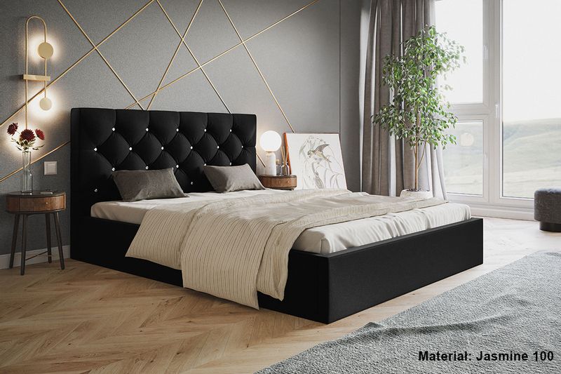 Łóżko Slim 7 tapicerowane 120x200 stelaż pojemnik zdjęcie 5