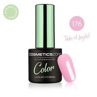 Cosmetics Zone Lakier hybrydowy hipoalergiczny brudny róż 7ml – 176