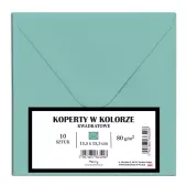 Koperty Kwadratowe, Miętowe (10 Sztuk)