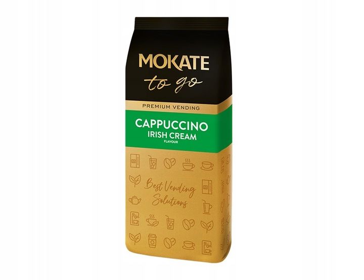 Napój Kawowy Kawa Cappuccino Irish Cream Vending Duże Opakowanie 1kg Mokate zdjęcie 1