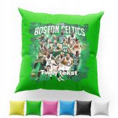 POSZEWKA Z NADRUKIEM BAWEŁNIANA 40x40CM - KOSZYKÓWKA LAKERS BULLS CELTICS