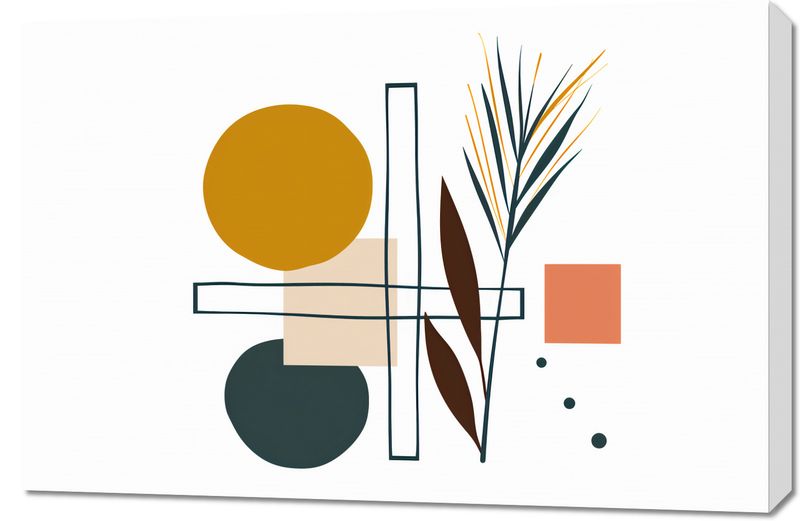 Obraz 90x60cm Ogród Symetryczny zdjęcie 1