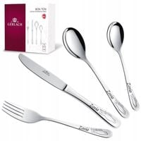 Sztućce dla Dzieci Gerlach Bon Ton Kotki Grawer Prezent na Chrzest