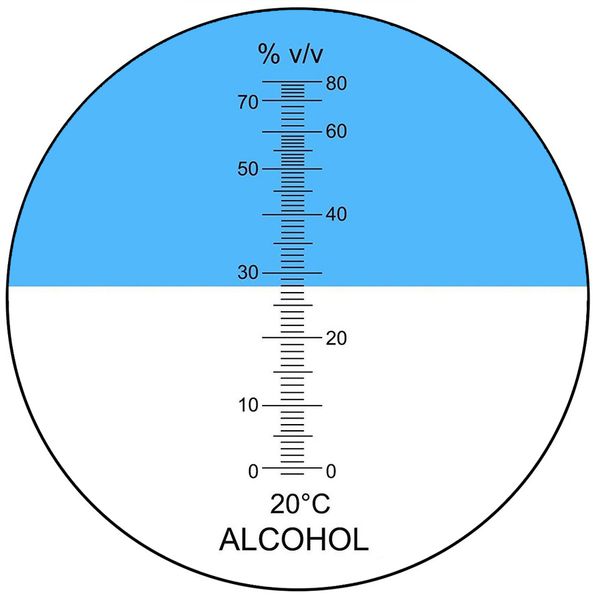 Refraktometr do alkoholu 0-80% ATC alkohol miernik zdjęcie 2
