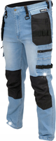 SPODNIE ROBOCZE OCHRONNE MONTERSKIE JEANS ROZM. M