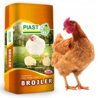 Karma granulat dla Kurczaków Brojlerów PIAST BROJLER 2G opakowanie 25kg