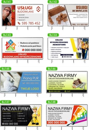 BANER REKLAMOWY 130x80 cm duży wybór różne wzory CENTRUM OGRODNICZE na Arena.pl