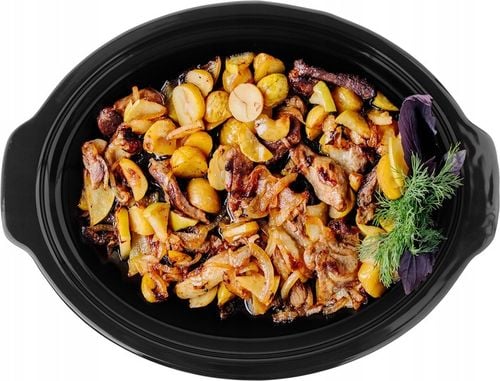 LUND WOLNOWAR GARNEK CERAMICZNY SLOW COOKER INOX LCD 320W 5,6L 3TRYBY na Arena.pl