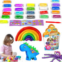 Zestaw Kreatywny Plastelina Ciastolina Kolorowa Masa Plastyczna Nożyk 70159