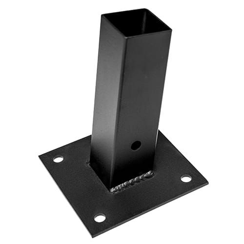 Stopa do masztu słupa czarna zdjęcie 2