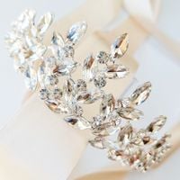 Srebrny diadem tiara korona bal ślub urodziny kostium KRÓLOWEJ księżniczka