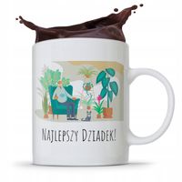 Kubek Prezent Dzień Dziadka Najlepszy Dziadek! Z Nadrukiem Ze Zdjęciem