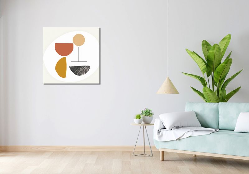 Obraz 70x70cm Kompozycja Balans zdjęcie 2