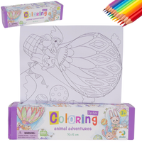 Kolorowanka W Rolce ”Przygody Zwierząt”  Dla Dzieci Dodo 300290