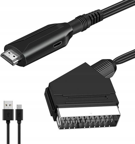 Kabel adapter konwerter z Euro Scart do HDMI na Arena.pl