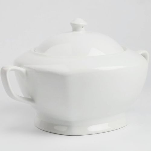 WAZA DO ZUPY PORCELANOWA 2,8L BIAŁA - ELEGANCKIE NACZYNIE STOŁOWE na Arena.pl