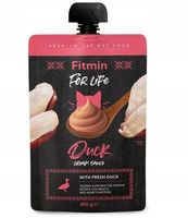 Fitmin For Life Cream sauce kremowa saszetka z kaczką dla kotów 100 g