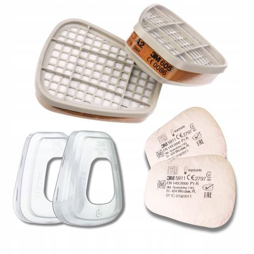 Maska 3M 6200/6300 półmaska M/L do filtrów 6051 6055 6057 6059 6099 6035 na Arena.pl