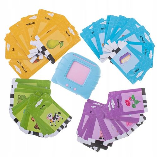 Czytnik Kart Nauka Słów Języka Angielskiego dla Dzieci 112 Kart 224 Słówek na Arena.pl