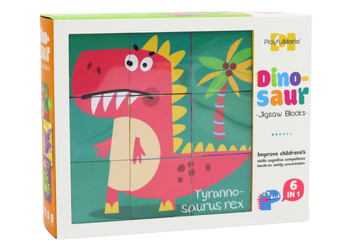 DLA DZIECI EDUKACYJNE PUZZLE DINOZAURY na Arena.pl