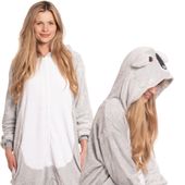 Piżama Damska Kombinezon Szary Kigurumi Onesie Koala 145-155 cm Kostium S
