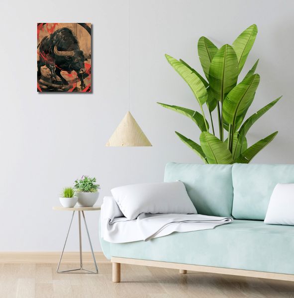 Obraz 30x40cm Bycza Niezłomność zdjęcie 2