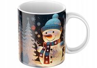 Świąteczny Kubek 3D Bałwanek - Idealny Na Prezent - Urodziny - NOWOŚĆ