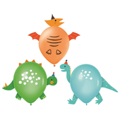 Balony dinozaury, 30 cm 3 szt.