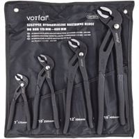 ZESTAW SZCZYPIEC NASTAWNYCH DO RUR 4 SZT 175 250 300 400MM CRV ŻABKA