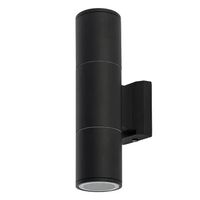 Ogrodowy kinkiet Exe 8330 ścienna lampa tuba czarna na elewację