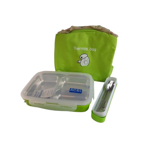 Lunchbox Pojemnik sztućce torba termiczna 1L ziel. na Arena.pl