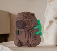 Zestaw Klocków Klocki Kapibara Z Żółwiem Żółw Do Zbudowania 1606el.