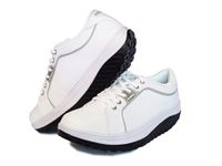 Trampki z kołyskową podeszwą Fit Walk balansujące na fitness białe 42