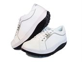 Trampki z kołyskową podeszwą Fit Walk balansujące na fitness białe 42