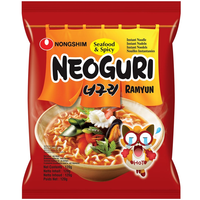 Zupa makaronowa Neoguri Ramyun z owocami morza, ostra 120g - Nongshim