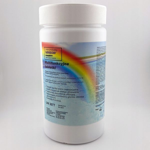 RAINBOW MINI MAXI CHLOR DO BASENU JACUZZI TABLETKI wolno zdjęcie 3