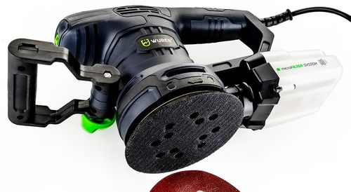 SZLIFIERKA MIMOŚRODOWA OSCYLACYJNA ELEKTRYCZNA WUBER Z REGULACJĄ 1300W na Arena.pl